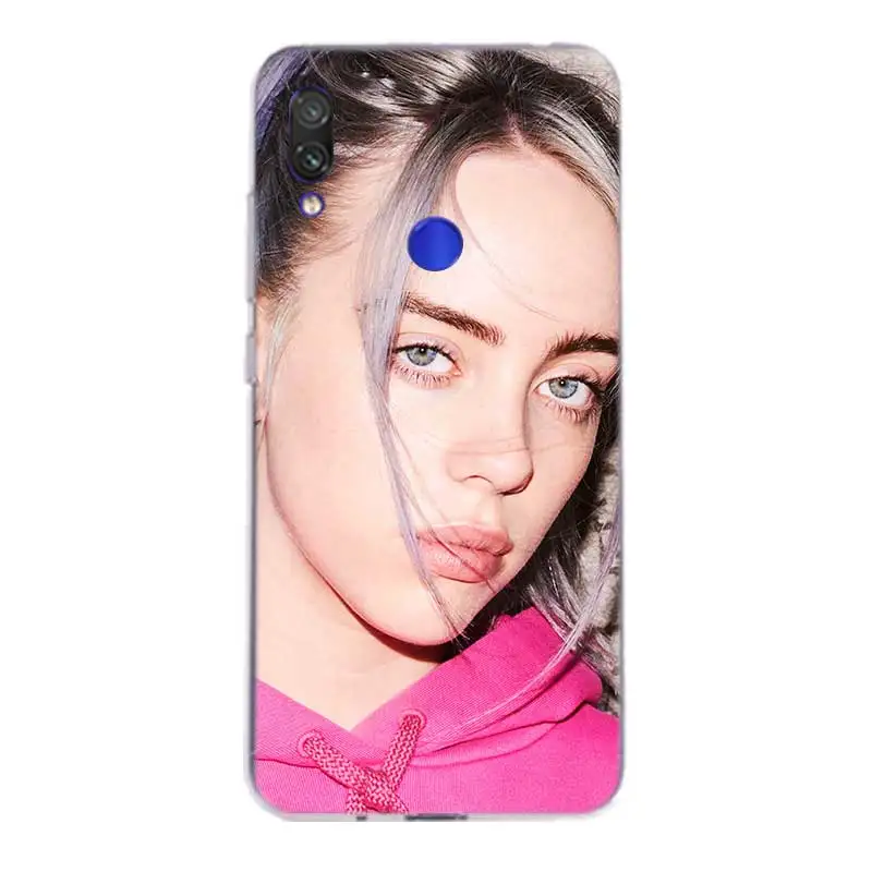 Billie Eilish Silicone Case For Xiaomi Redmi Note 7 6 Pro 5 4 4X K20 7A Y3 S2 5A 6A Xiomi Pocophone F1 9T 9 SE 8 A2 lite |