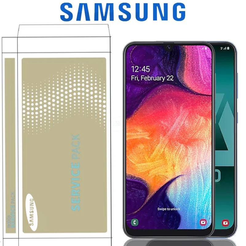 Сменный сенсорный ЖК экран для SAMSUNG Galaxy 2019 A50 A505F/DS A505F A505FD|Экраны мобильных