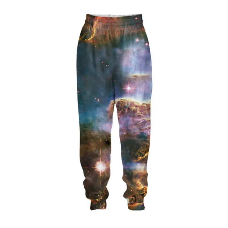 Спортивные штаны Dream Space Wonderland цветные спортивные с галактикой повседневные