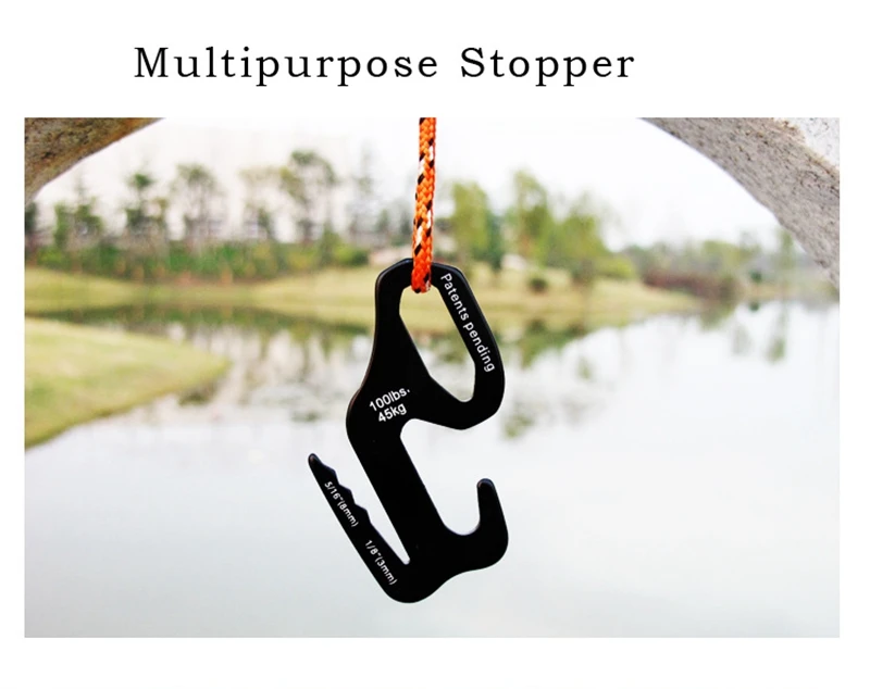 Shinetrip 5 шт. палатки Открытый Отдых Быстрый узел палатка ветер веревка пряжки antislip