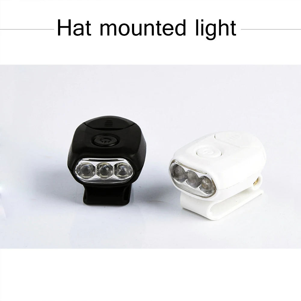 1 шт. наружная лампа 3LED Casquette бейсбольная кепка лампа шляпа клип свет фара для кемпинга Рыбалка Туризм инструменты