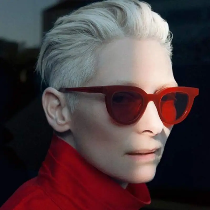 New Cat's Eye Lady's Sunglasses Colour Lens for Men and Women | Аксессуары для одежды