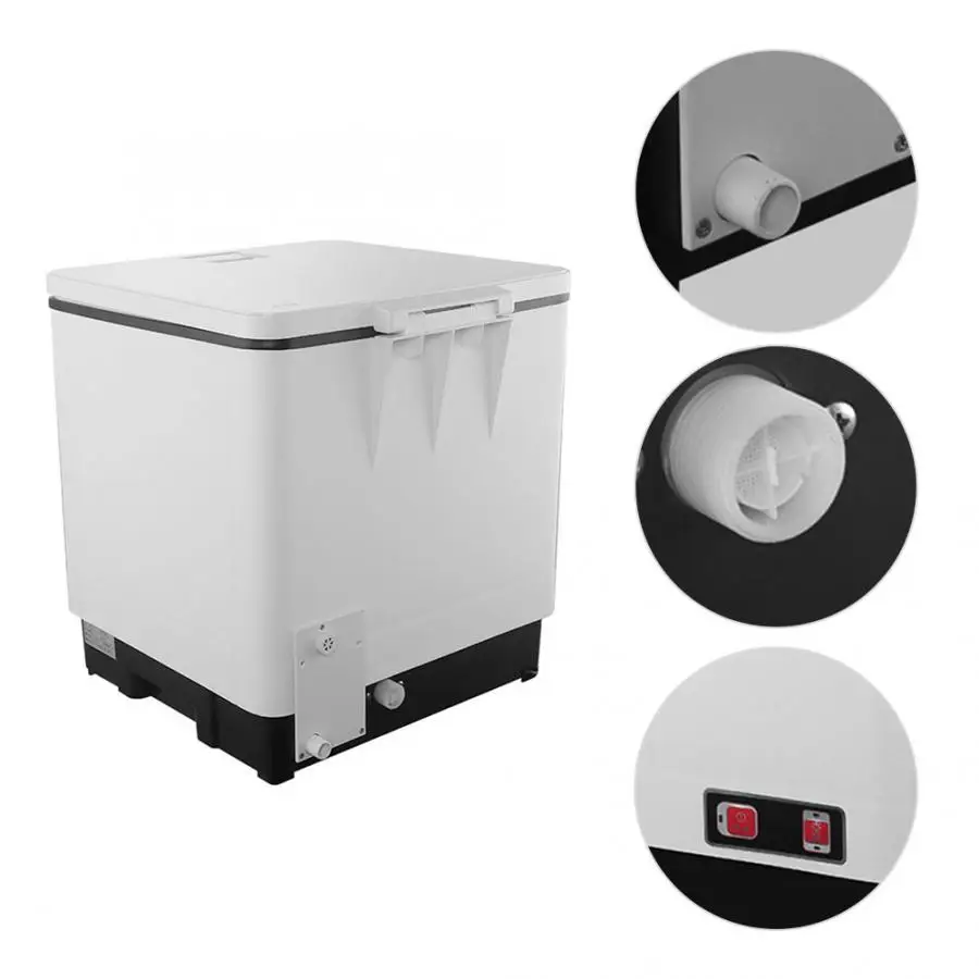 Automatic Dishwasher Small Desktop Disinfection Drying One Independent Type Brush Bowl Machine Wash Bowl Dish Dry