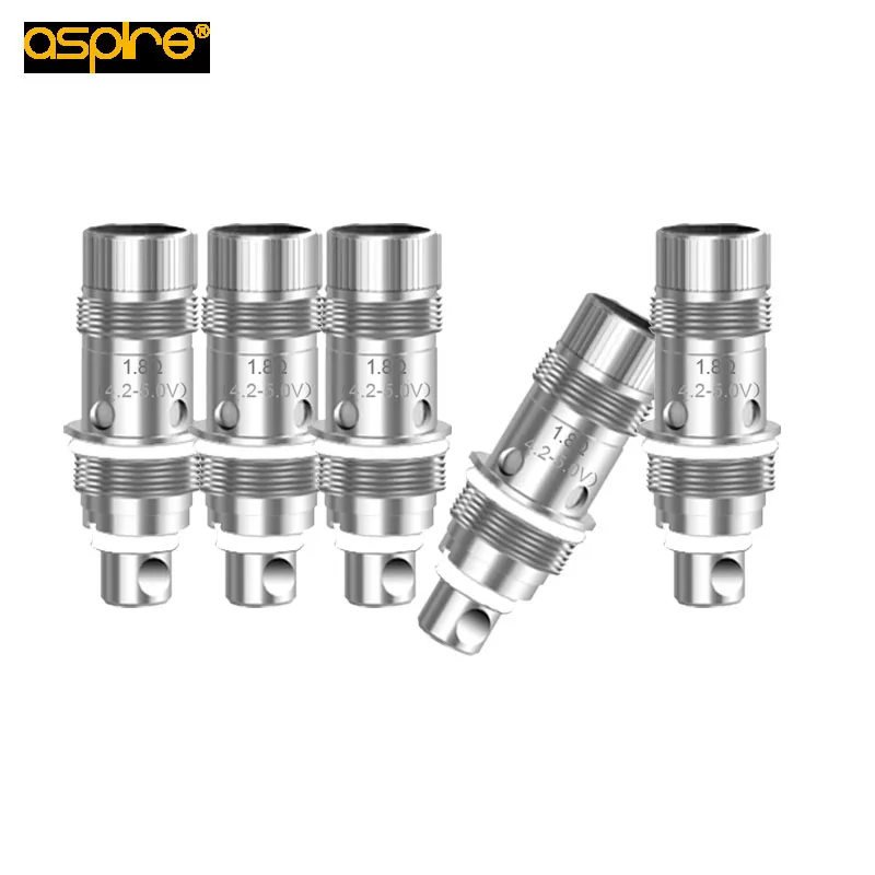 5 шт. 10 Aspire Nautilus BVC катушки 1.8ohm 1.6ohm для мини танк и 2 форсунки | Электроника