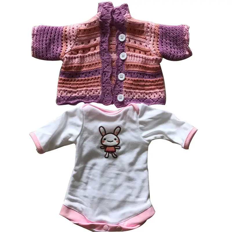 A028 only clothes 15 новейший стиль s 18 дюймов 45 см Reborn Baby Doll Одежда с разными стилями горячая распродажа Рождественский подарок/DIY кукольная одежда лучший подарок - Цвет: A028 only clothes