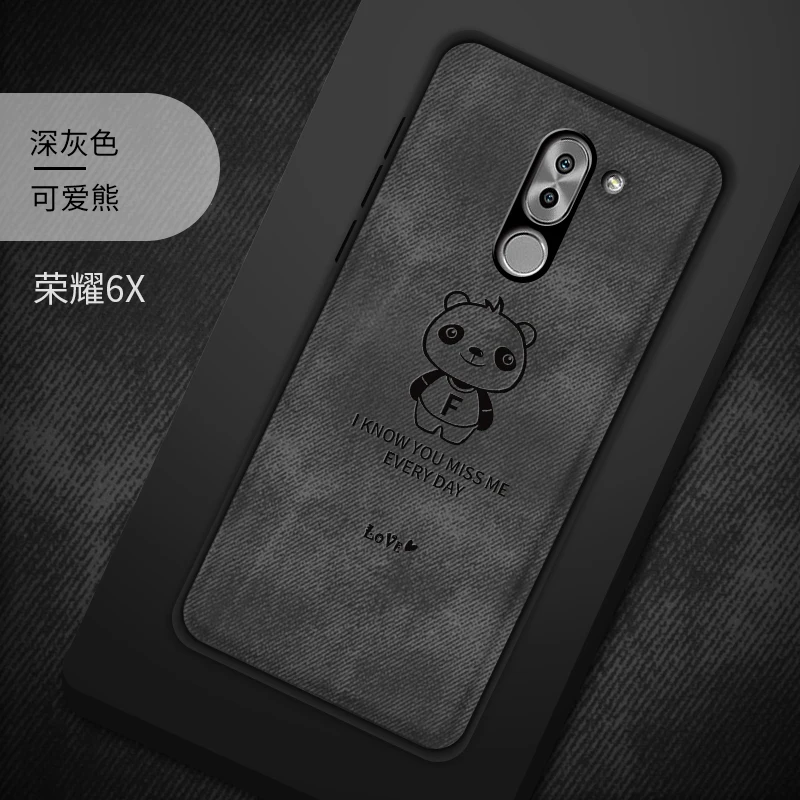 17 Чехол для huawei Honor 6X, тканевый чехол для Funda Honor 6 X, мягкий силиконовый чехол из ТПУ, чехол для huawei Honor 6X, чехол - Цвет: 17