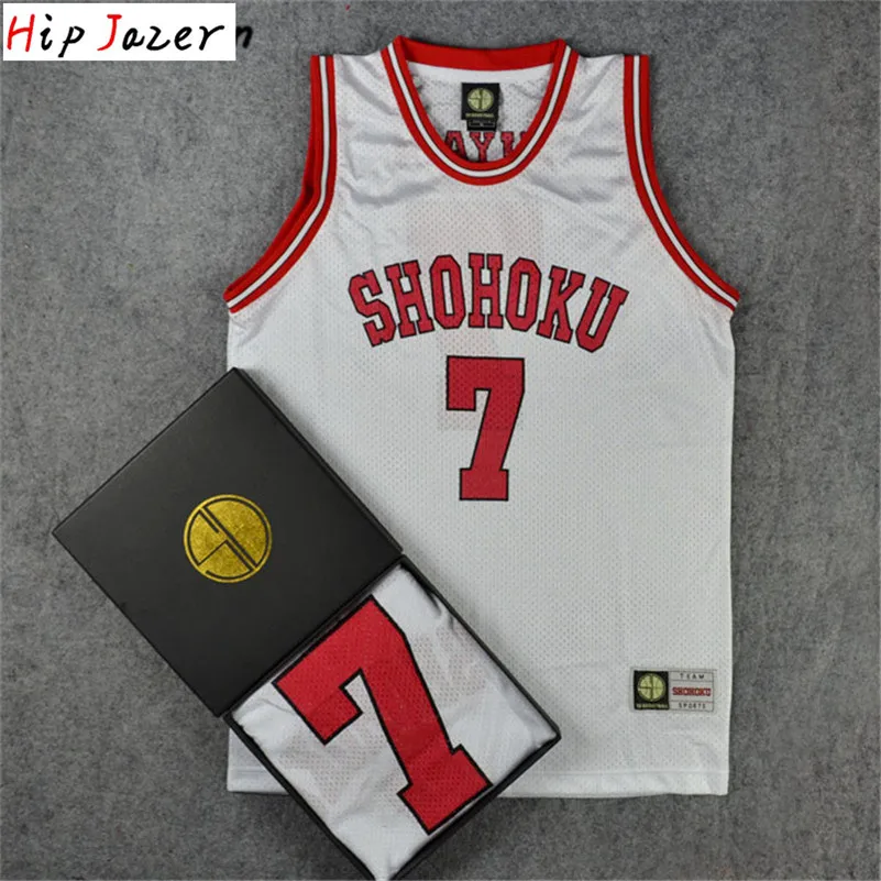 Хипджазер Slam dunk Косплей Shohoku Sakuragi 10# Hanamichi 11# Rukawa Kaede Баскетбол Джерси спортивные баскетбольные футболки для хипхопа