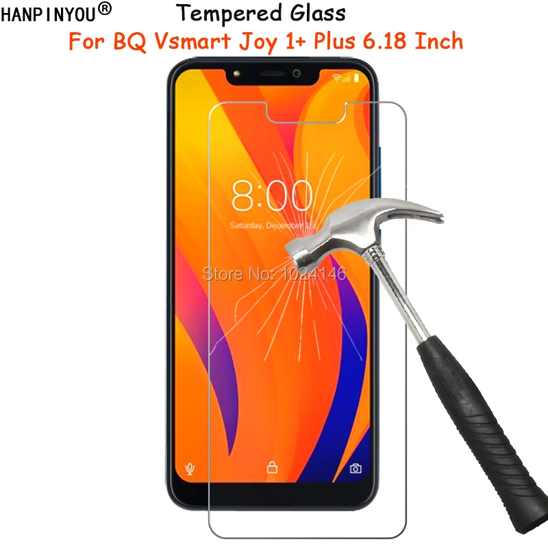 Для BQ Vsmart Joy 1 Plus + 6 18 &quotпрозрачная защитная пленка из закаленного стекла для