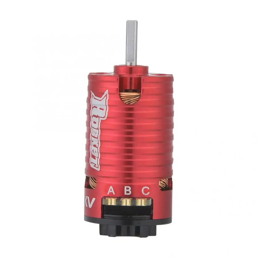 Радиоуправляемый бесщеточный двигатель Rocket MINI Z 1/24 кВ 15 мм 2 полюса 3 слота для