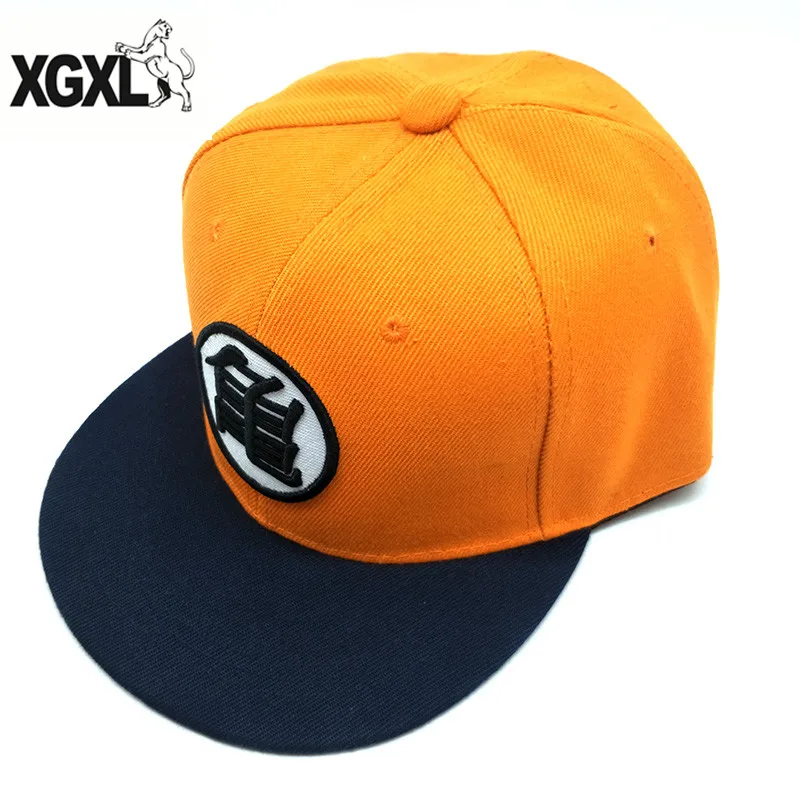 Бренд 2018 высокое качество Dragon Ball Z Goku шляпа snapback плоским хип хоп Кепки S