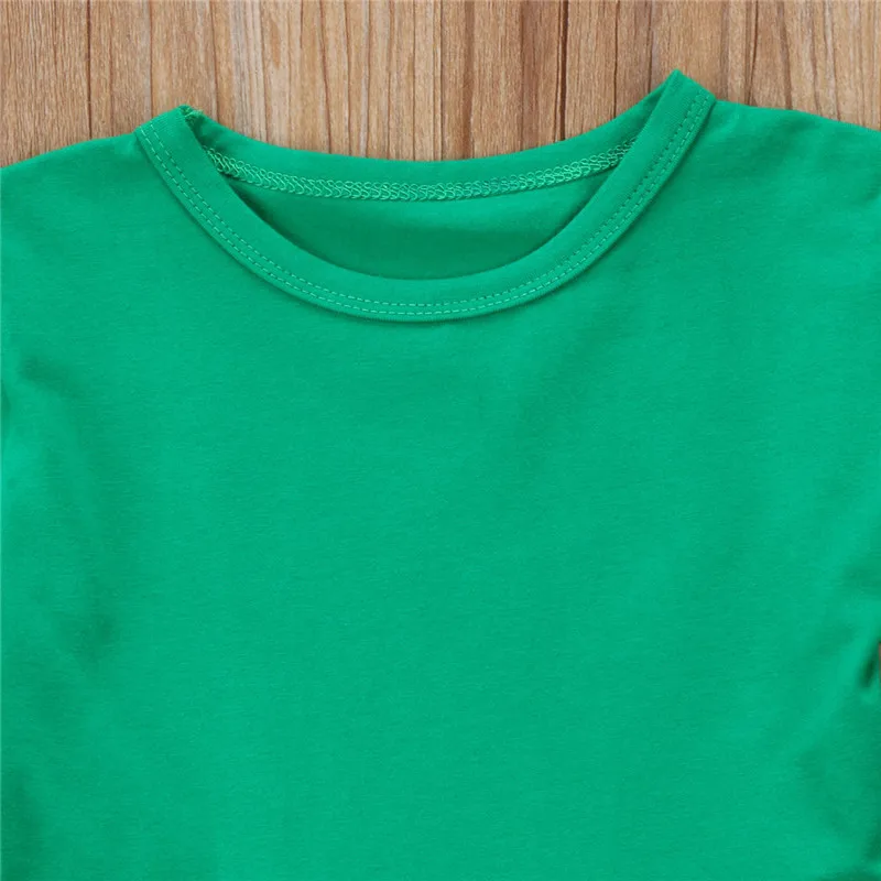 Детская одежда для маленьких девочек длинная футболка с длинными рукавами и