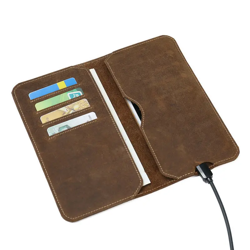 Мужские кошельки из натуральной кожи с отделением для кредитных карт мужской