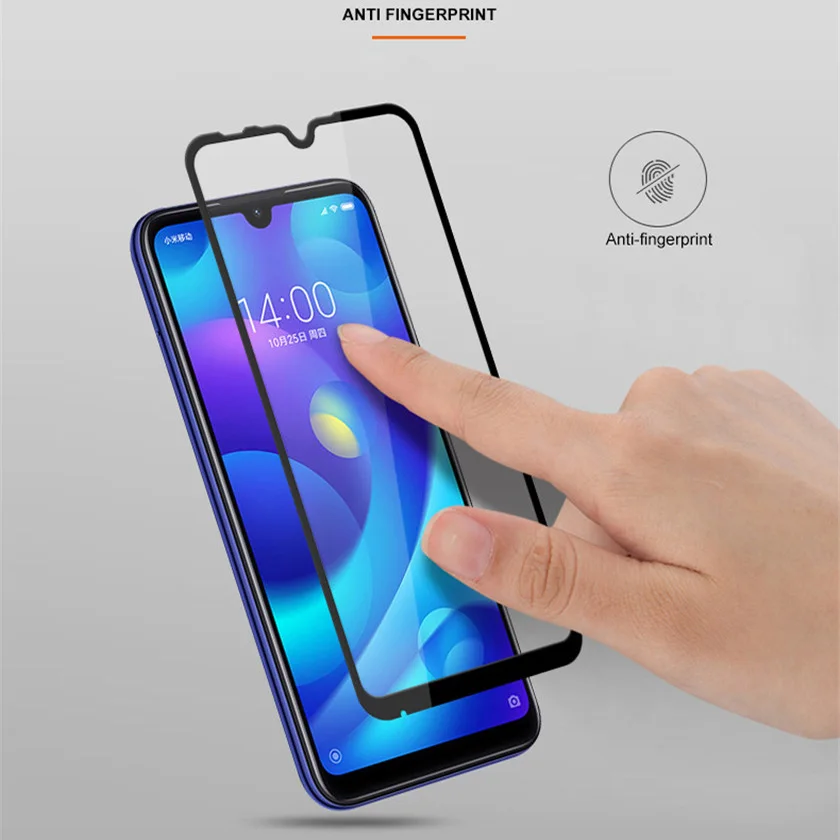Закаленное стекло для Xiaomi Redmi Note 7 полная защитная пленка Взрывозащищенная Защита экрана для Xiaomi Redmi Note 7