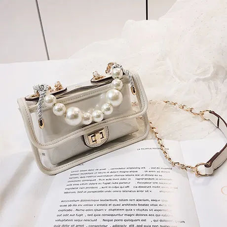 Высокое качество ясно ранцы маленький клатч Дамская жемчужина женские сумки