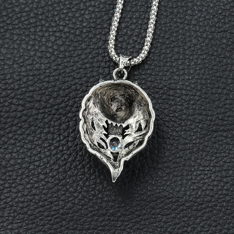 Винтажное ожерелье с подвеской в виде волка стиле панк для мужчин и женщин