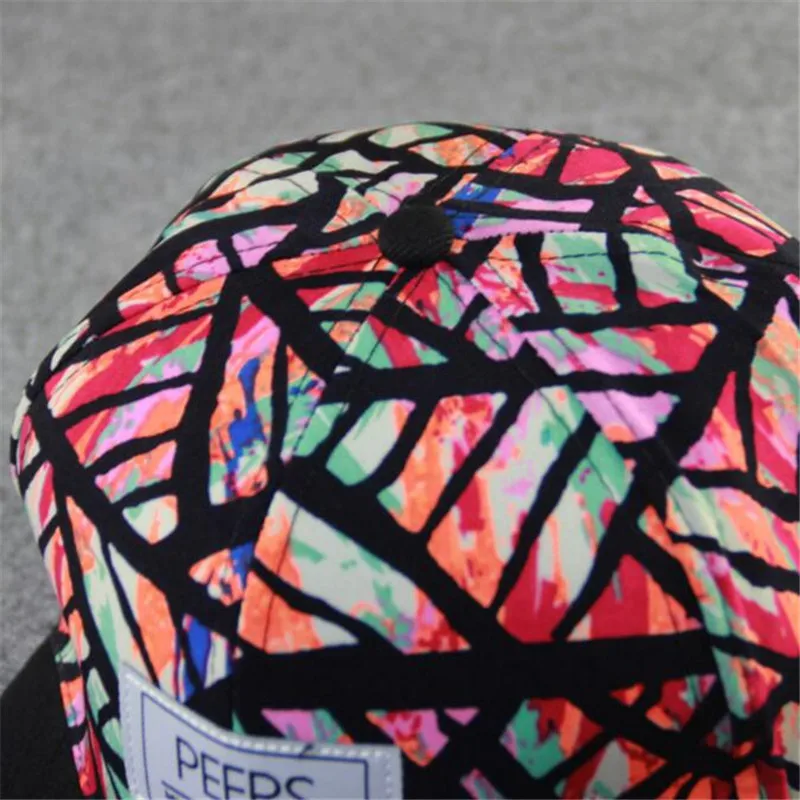 Мужская и женская встроенные шляпы зомби вампира рисунком Snapback aseball Cap хип хоп