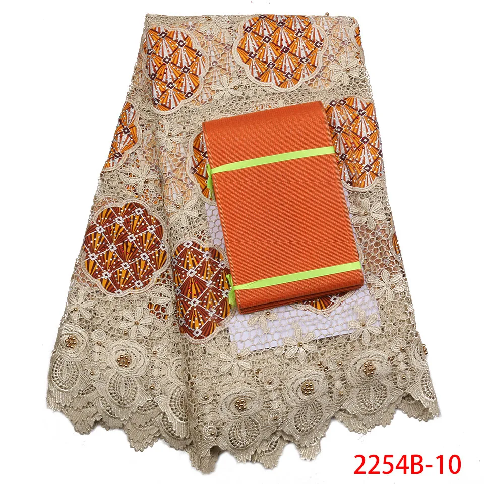 Африканская кружевная ткань Анкары Aso Oke кружевное платье с камнями в нигерийском