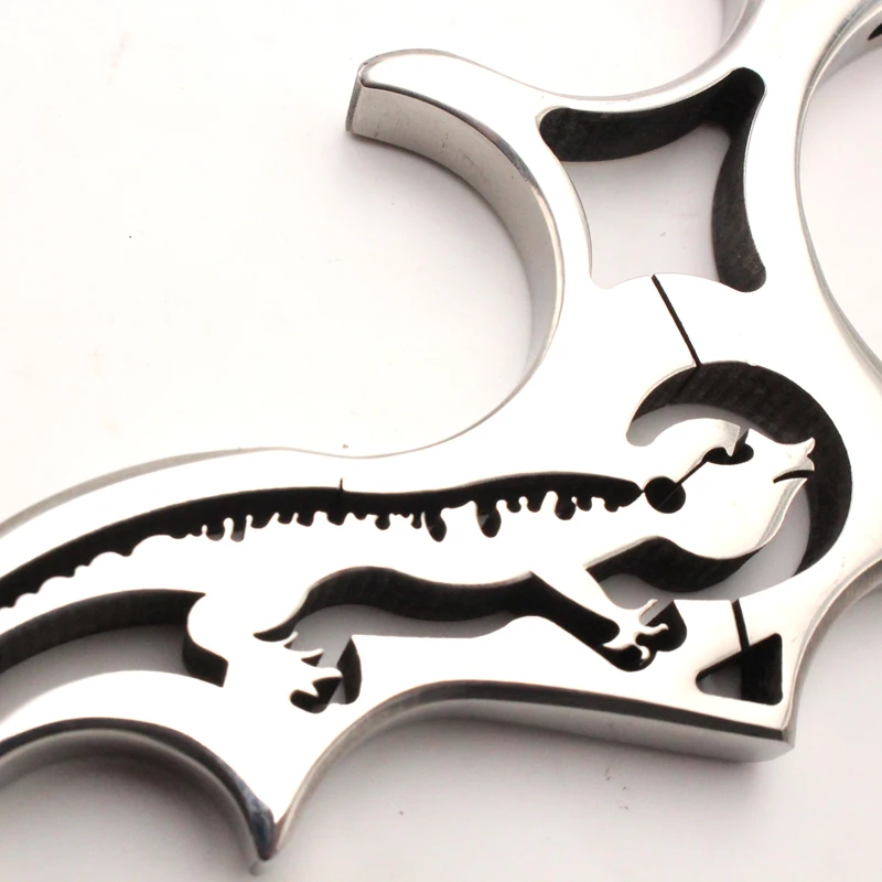 Мощная Рогатка катапульта для охоты из нержавеющей стали 304 с плоской резиновой