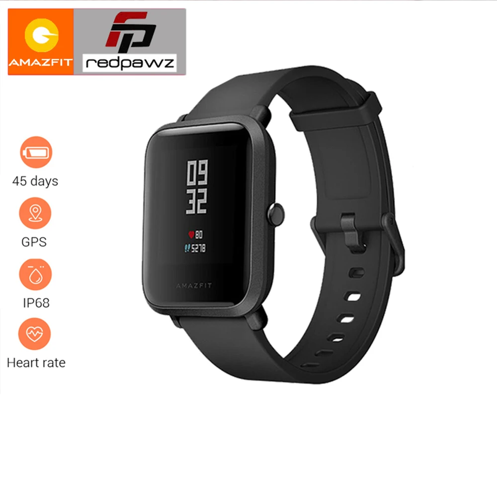 Английская версия HUAMI Amazfit Смарт часы Youth Bip BIT PACE Lite 32g Ультра легкий экран 1 28