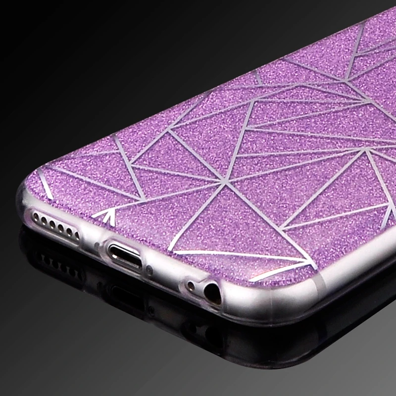 Roybens для чехла iPhone 5S роскошный блестящий песчаник блеск мягкий чехол 5 SE