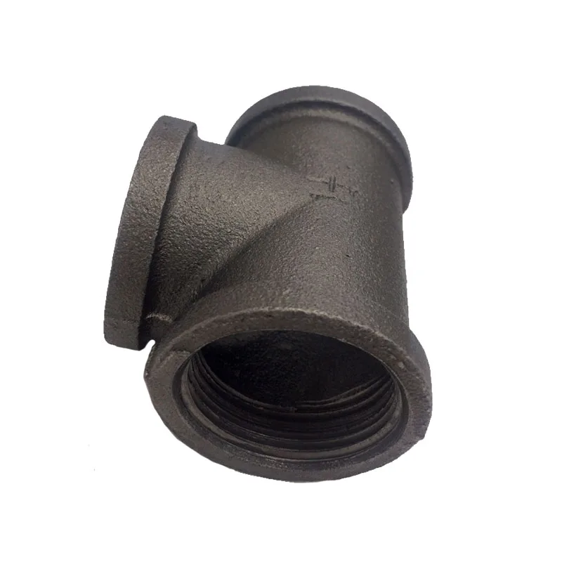 1/2 &quotƉ/4 'трубы ковкого железа с резьбой тройник трубы штуцер DIY украшения дома