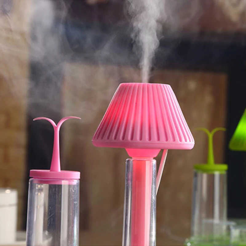 

LED night light with humidifier office househeld mini humidifier night light bedside lamp