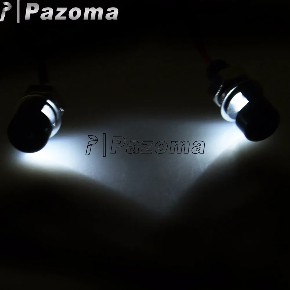 Черный Универсальный задний фонарь мотоциклетный болт с болтом фары для