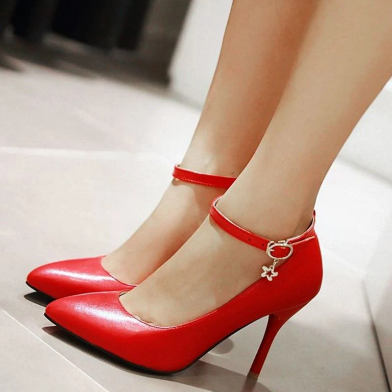 Женские туфли на шпильке с острым носком высоком каблуке 9 см|Женские туфли| |