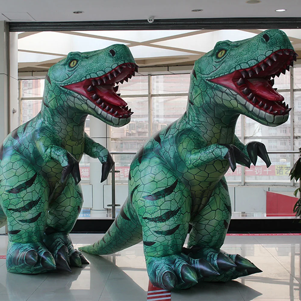Новинка, 2 метра, маскарадный костюм для взрослых, костюм динозавра t-rex, вечерние, Пурим, фантазия, надувной, на Хэллоуин, карнавальный костюм для взрослых
