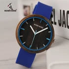 Женские часы BOBO BIRD, деревянные Женские аксессуары, часы, повседневные наручные часы с силиконовым ремешком, женские часы