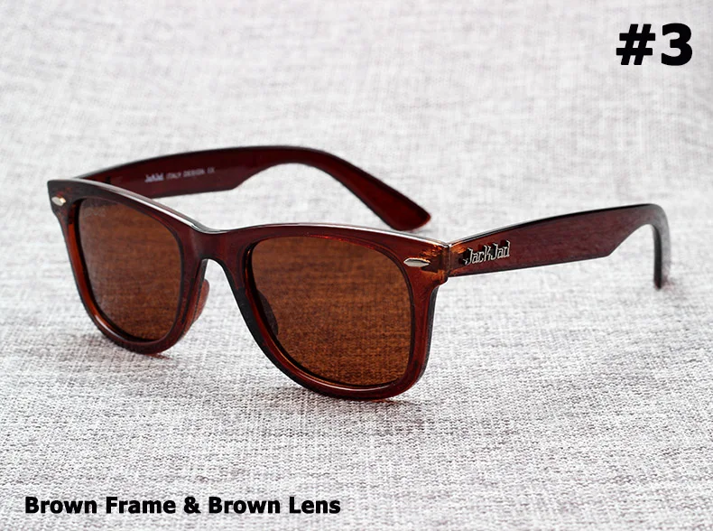 JackJad модные JJ2140 поляризованные путешественник Стиль солнцезащитные очки Винтаж Классический бренд дизайнерские солнцезащитные очки 50 мм Óculos De Sol с Чехол