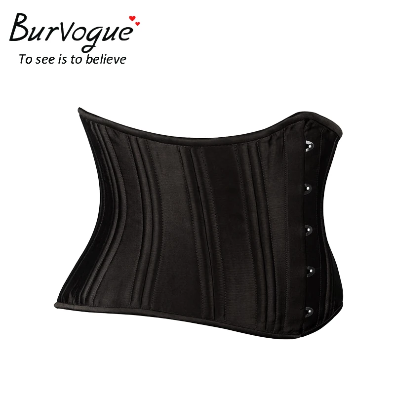 Женский корсет Burvogue утягивающий Талию из атласа корсет|corset bustier|corset underbuststeel boned