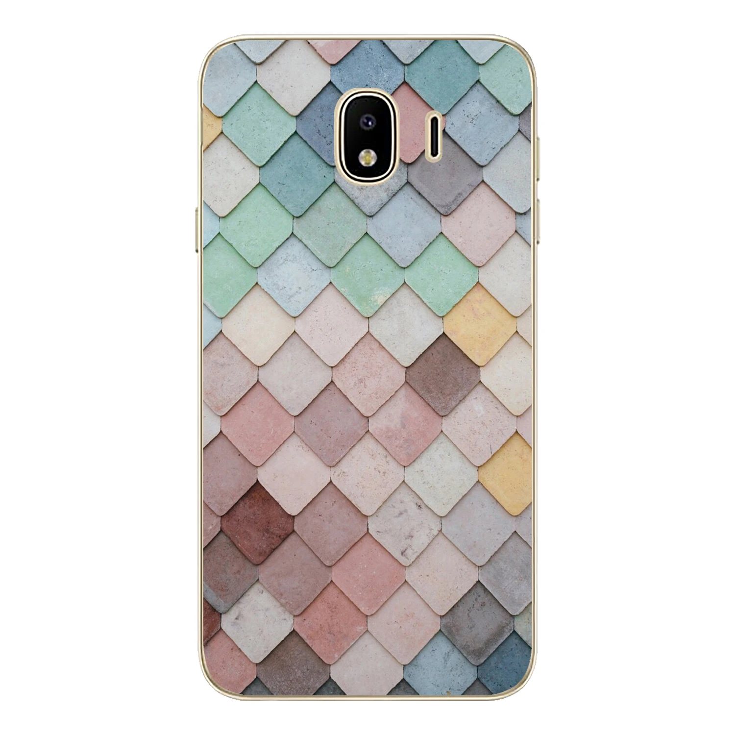 Для Samsung Galaxy J4 2018 чехол для ЕС 5 "J400 J400F Мягкий ТПУ силиконовый милый счастливый