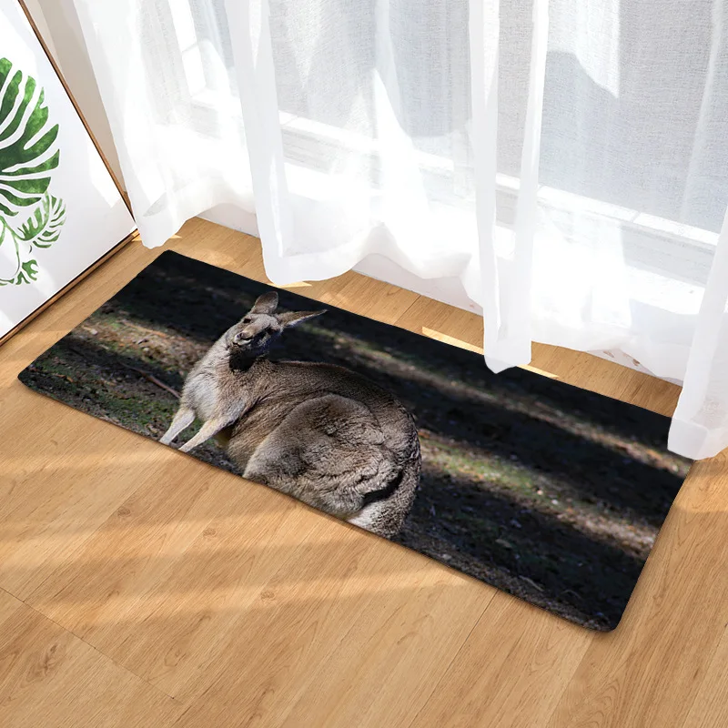 Горячая Распродажа 3D напольный коврик с принтом животного кенгуру