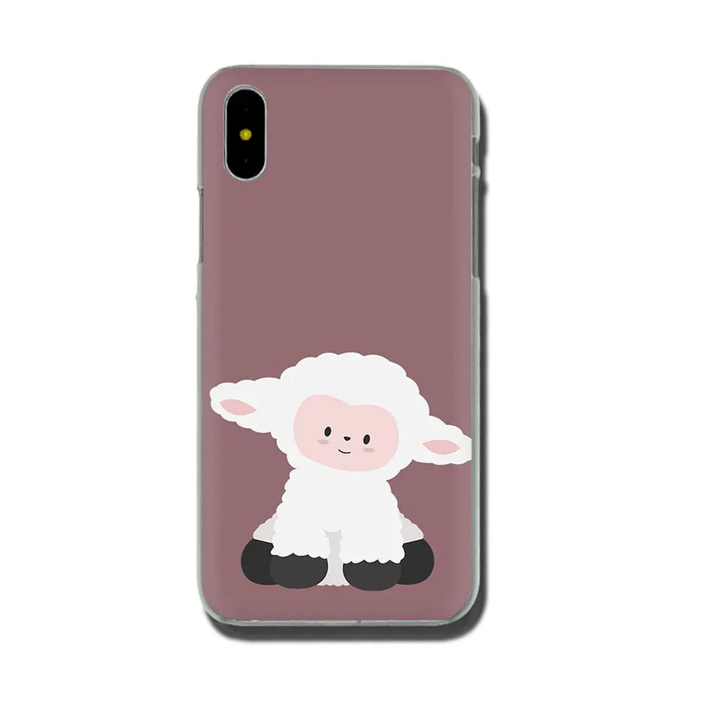 Овечья баранина мультфильм жесткий чехол для телефона для iPhone 11 Pro XR XS Max X 8 7 6 6S Plus - Цвет: H12