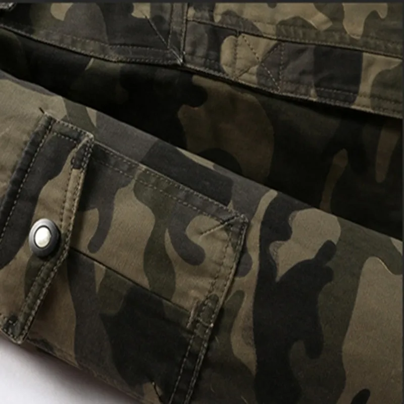 Камуфляжная военная одежда осень зима американский военный стиль стоячий