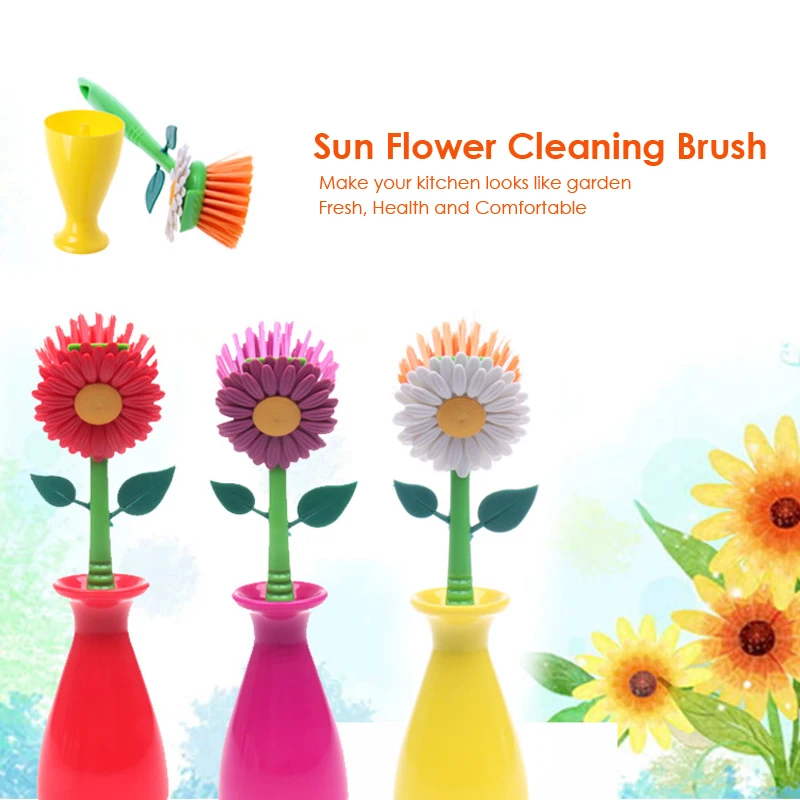 Щетка для мытья посуды милая кухонная щетка сковородок|cleaning tools|dish cleaning brushcleaning