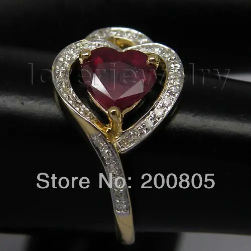 Кольцо LOVERJEWELRY из желтого золота 14 карат обручальное кольцо с натуральным