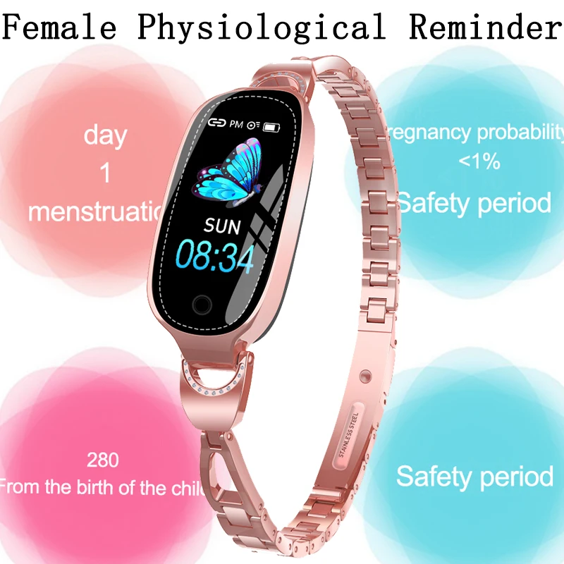 Спортивные водонепроницаемые смарт часы с шагомером и