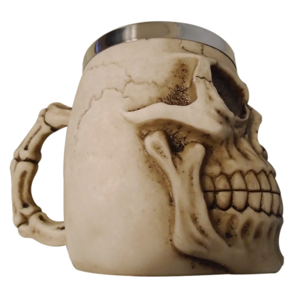 Креативные подарки 3D специальная кофейная кружка с черепом чашки из нержавеющей