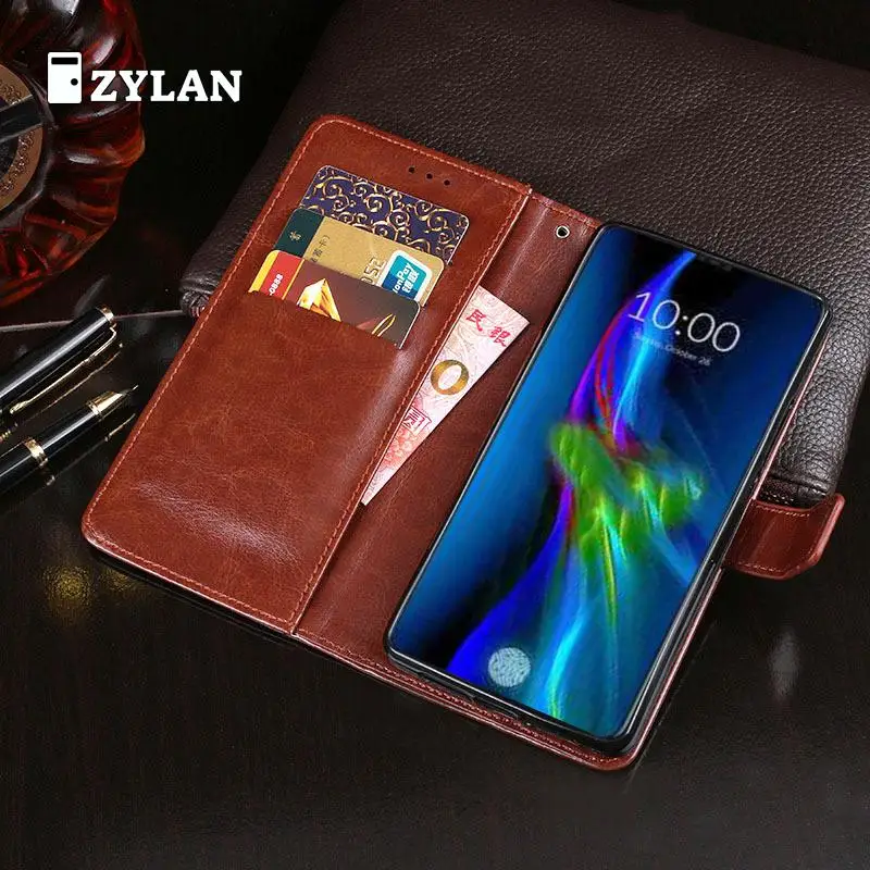 ZYLAN Лидер продаж Флип кожаный чехол крышка Подставка мягкая ТПУ Slicone назад кожа