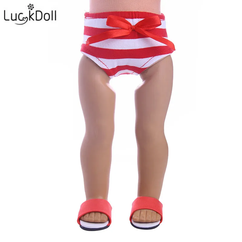 LUCKDOLL Crossbar Doll Panties For 18-inch American Or 43 cm Accessories | Игрушки и хобби