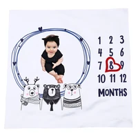 monthly anniversary blanket newborn baby wraps photography mat photography background mat bath towel swaddle sleeping blanket
