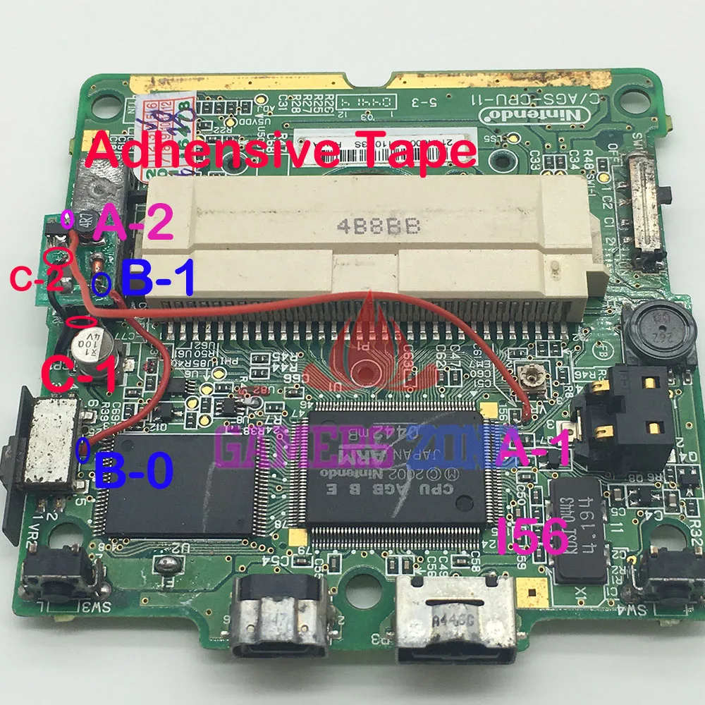 ЖК экран для GBA sp OEM с подсветкой и яркой нормальной материнской платой|gba screen lcd|lcd