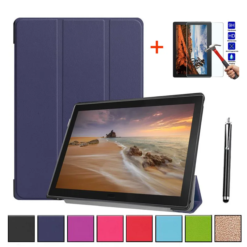 Чехол для lenovo Tab E10 10 1 дюймов чехол планшета Funda TB X104F 2018 складной из искусственной