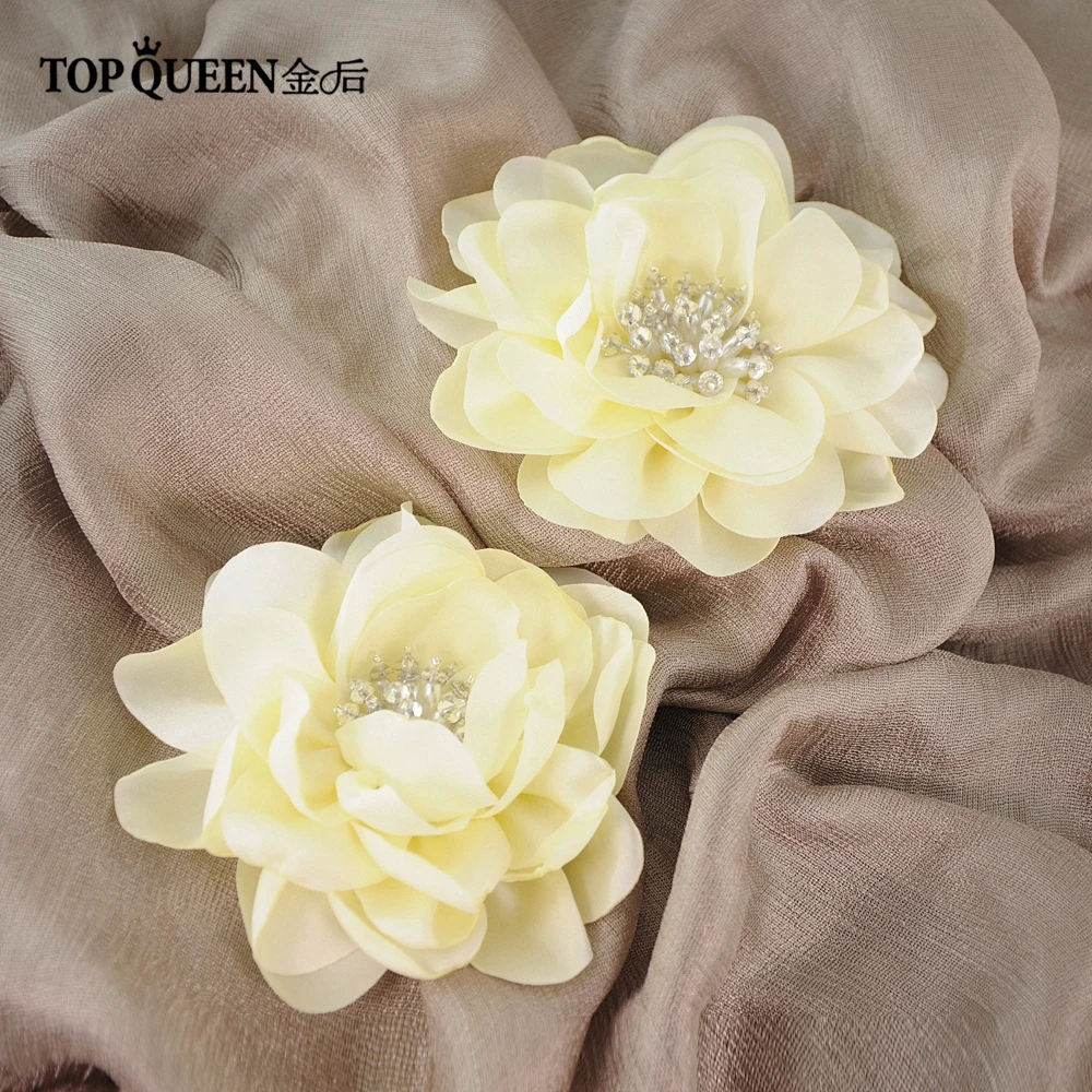 TOPQUEEN HP50 D DIY головной убор аксессуары для волос свадебного торжества ткань цветок