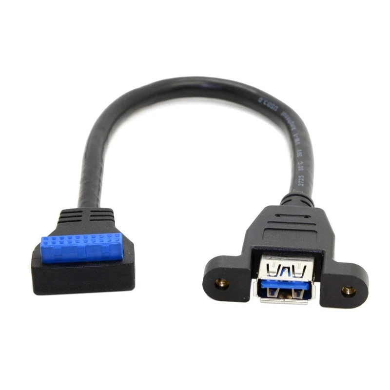 USB 3 0 одиночный порт A женский винтовой Тип крепления для угловой материнской