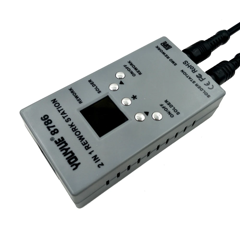 YOUYUE 8786 110V 220V Портативный пистолет горячего воздуха 2 в 1 BGA паяльная железная паяльная станция горячего воздуха нагнетатель тепловой пистолет+ качественные сварочные инструменты