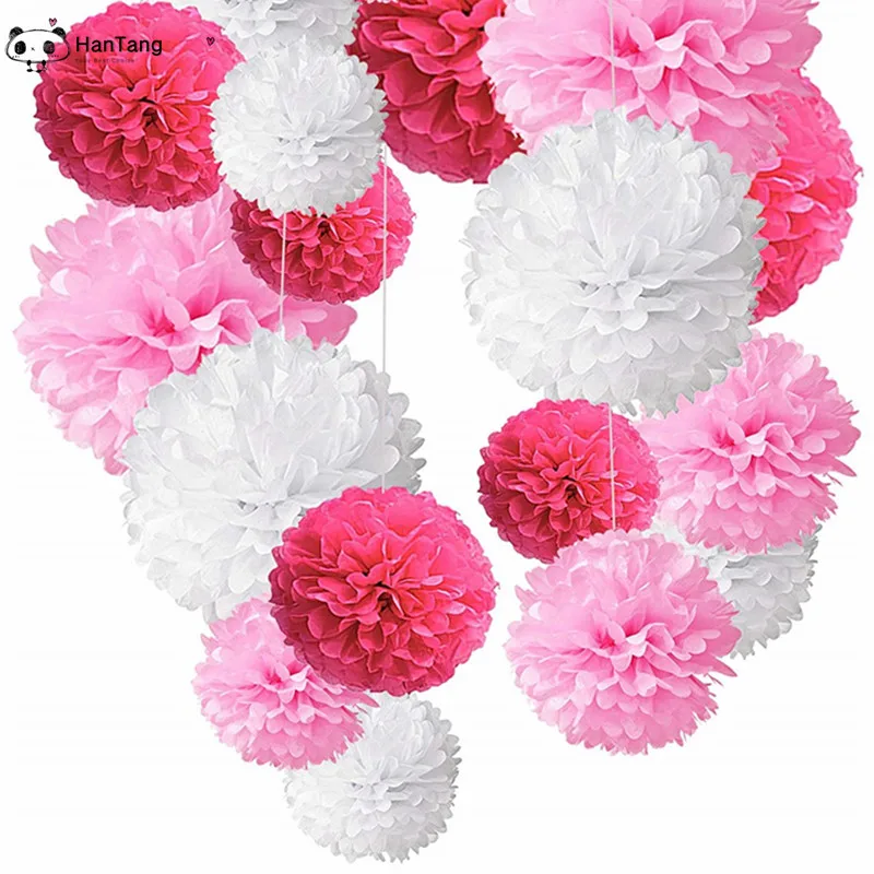 Папиросная бумага Pom Poms Recosis цветок шар для дня рождения свадьбы ребенка душ