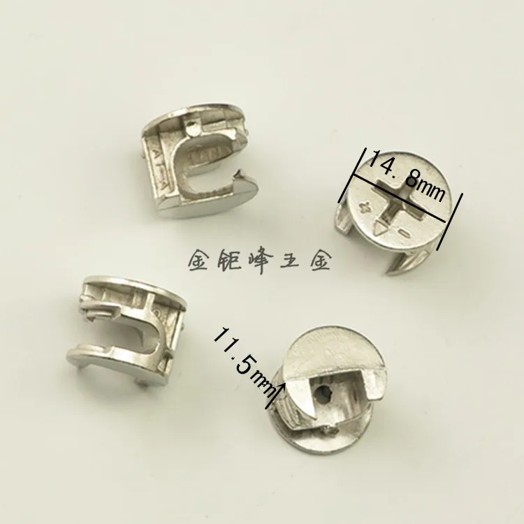 

10pcs Thickening three in one connector eccentric wheel / hardware / connector / furniture hardware diameter 15mm